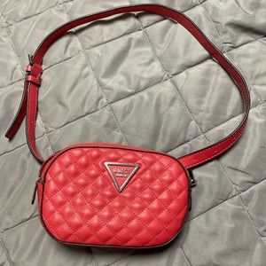 GUESS Red Belt Bag